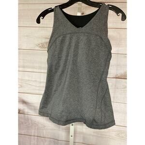 Lululemon Women's Size XS Gray Black Racerback Tank Top Shirt Athleisure
